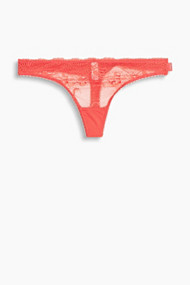 Esprit Hipster-string van zeer fijne kant Red for Women
