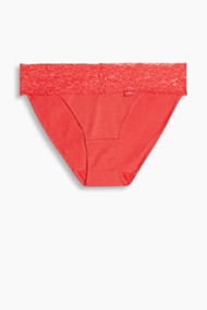 Esprit Hipster-slip met kantrandje Red for Women