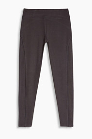 Esprit Zachte active broek met paspels, E-DRY Anthracite for Women