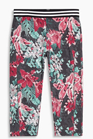 Esprit Functionele capri met bloemenprint, E-DRY Anthracite for Women