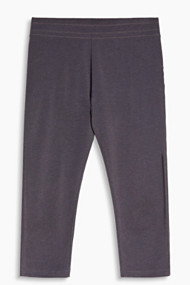 Esprit Zachte capri van katoen met stretch Anthracite for Women