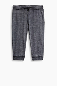 Esprit Zachte sweatbroek van een katoenmix Anthracite for Women