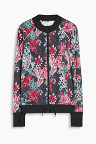 Esprit Vest met print, e DRY Anthracite for Women
