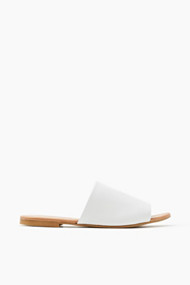 Esprit Open slippers van leer White for Women
