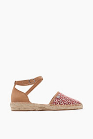 Esprit Sandalen met etnische en espadrille look Red for Women