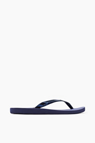 Esprit Teenslippers met bandje van imitatieleer Navy for Women