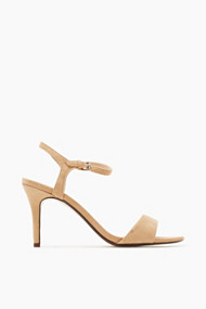 Esprit Sandalen van imitatiesuède Camel for Women