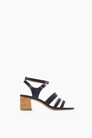 Esprit Zomerse sandalen met blokhak Navy for Women