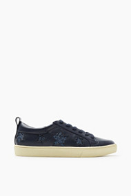Esprit Modieuze sneakers met glittersterren Navy for Women