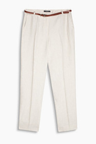 Esprit Zomerse kostuumbroek met linnen Off White for Women
