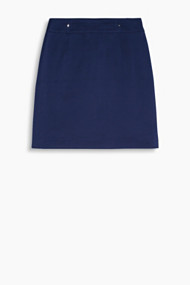 Esprit Kokerrok met fijne structuur Navy for Women
