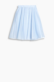Esprit Tulen midi-rok met lichte petticoat Light Blue for Women