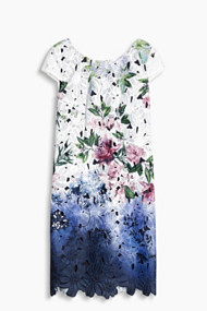 Esprit Kokerjurk van chique kant met kleurverloop Blue Lavender for Women