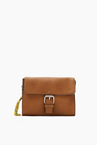 Esprit Schoudertas van imitatieleer Caramel for Women
