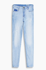Esprit High waist stretchjeans Blue Light Washed for Women