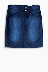 Esprit Sportieve rok met denimlook Blue Dark Washed for Women