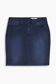 Esprit Stretchrok van katoen Navy for Women