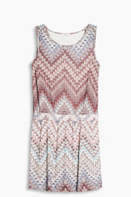 Esprit Jersey jurk met ikatprint Old Pink for Women