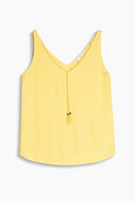 Esprit Soepele top met etnische flair Sunflower Yellow for Women
