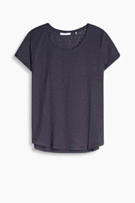 Esprit Shirt met burnt-out effect Dark Blue for Women