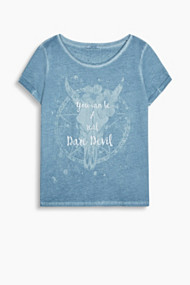 Esprit Shirt met trendy kleuring, katoen Blue for Women