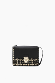 Esprit Schoudertas met stijlvolle gevlochten look Black for Women