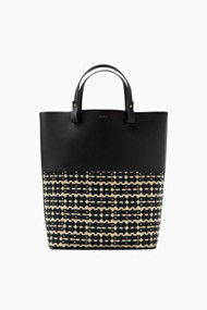 Esprit City shopper in gevlochten look Black for Women