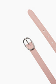 Esprit Smalle riem van zacht suède Light Pink for Women