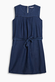 Esprit Soepele jurk in denim look Ink for Women