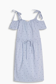 Esprit Off-the-shoulder jurk met dessinmix Navy Blue for Women