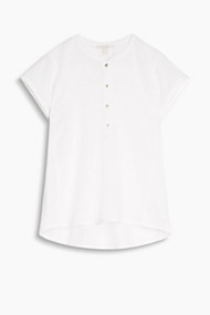 Esprit Gestructureerde blouse, 100% katoen White for Women