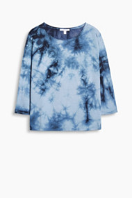 Esprit Gebatikt sweatshirt van 100 % katoen Blue for Women