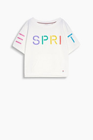 Esprit RETROCOLLECTIE: sweatshirt met logo Off White for Women
