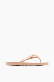 Esprit Teenslippers met bandjes in antieklook Nude for Women