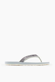 Esprit Teenslippers met glitterbandjes Gunmetal for Women
