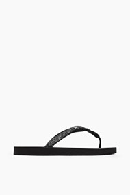 Esprit Teenslippers met glitterbandjes Black for Women