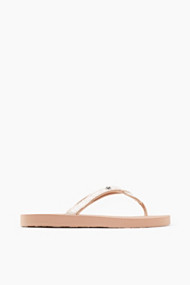 Esprit Teenslippers met glitterbandjes Nude for Women