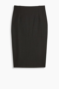 Esprit Kokerrok van jersey-stretch Black for Women
