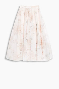 Esprit Maxirok van bedrukte tule Nude for Women