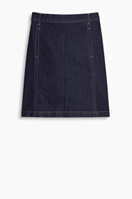 Esprit Denim stretchrok in A-lijn Blue Rinse for Women
