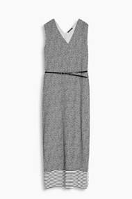 Esprit Soepele maxi-jurk met een dessinmix Off White for Women