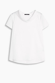Esprit Soepel blouseshirt van satijn Off White for Women