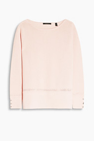 Esprit Vrouwelijke, gestructureerde trui, katoenmix Nude for Women