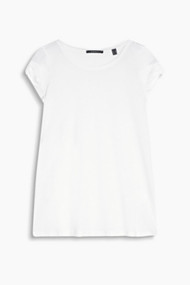 Esprit Soepel shirt met stoffen details Off White for Women
