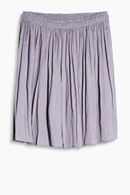 Esprit Soepele plooirok met elastische band Medium Grey for Women