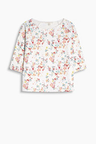 Esprit Sweatshirt van 100% katoen Off White for Women
