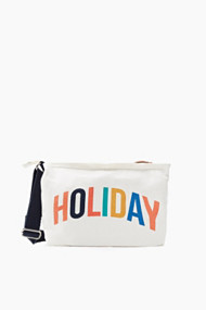 Esprit Schoudertas van canvas Off White for Women