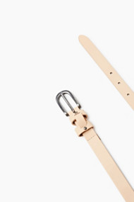 Esprit Smalle riem van rundleer Peach for Women