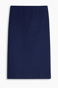 Esprit Kokerrok van elastische jersey Navy for Women
