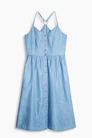 Esprit Jurk van soepel denim Blue Light Washed for Women